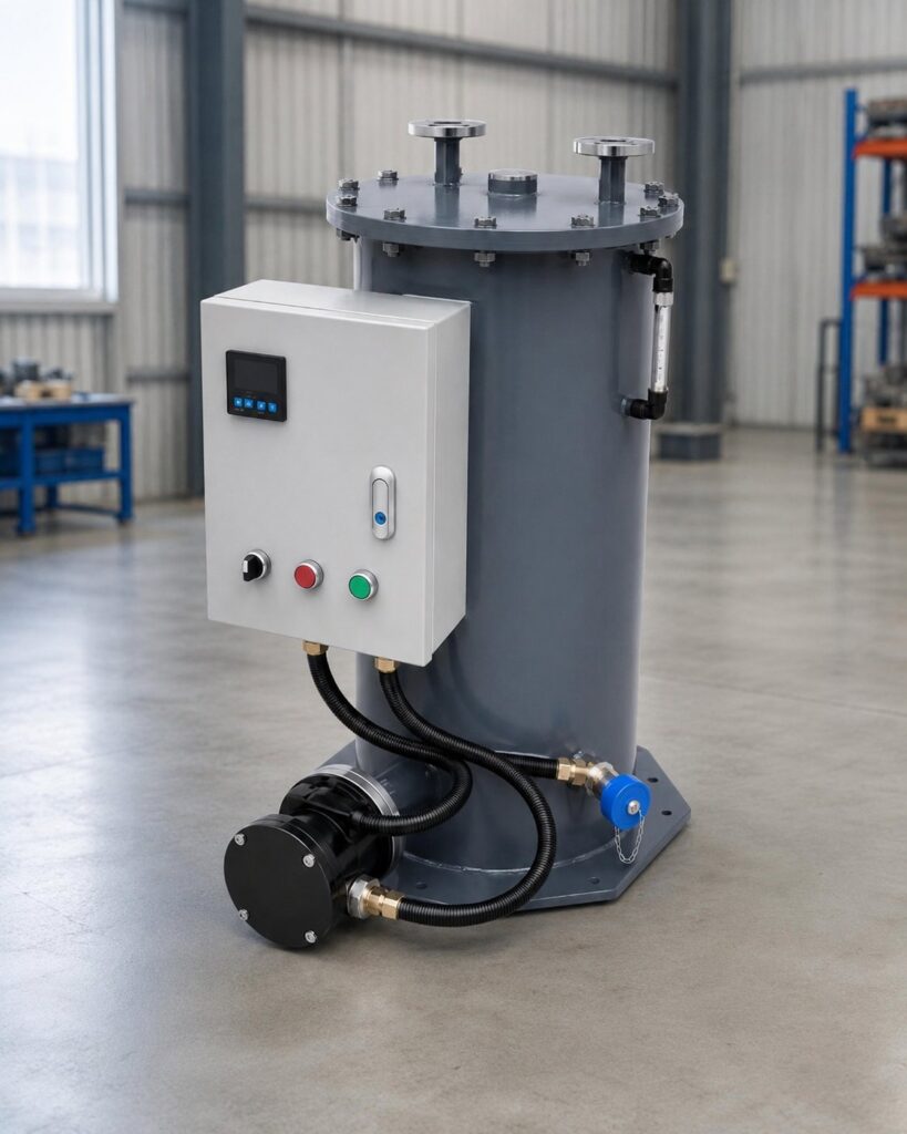 Industrial CO2 gas heater unit